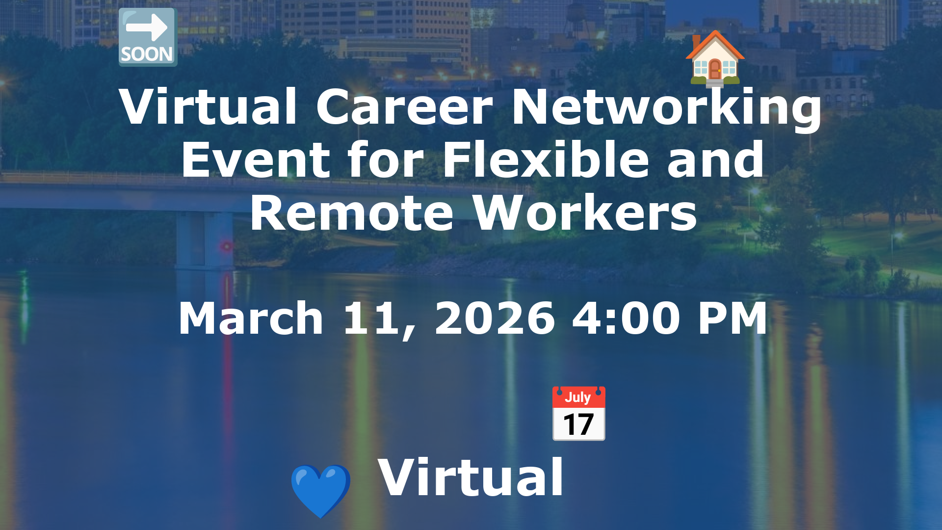 Virtual Career Networking Event for Flexible and Remote Workers event image